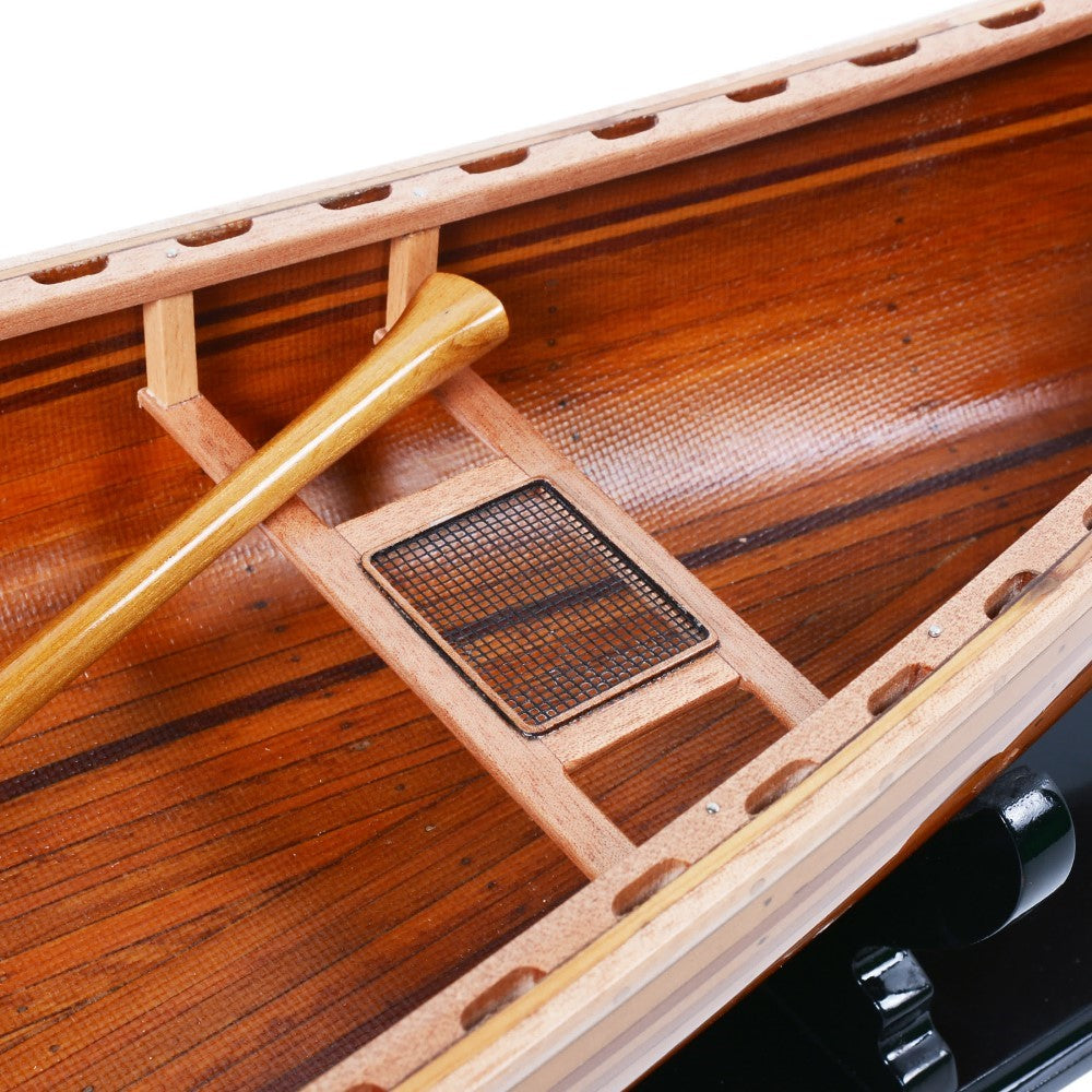 CANADIAN CANOE MODEL BOAT L110 | High-quality | Fully Assembled Wooden Model boats For Wholesale
