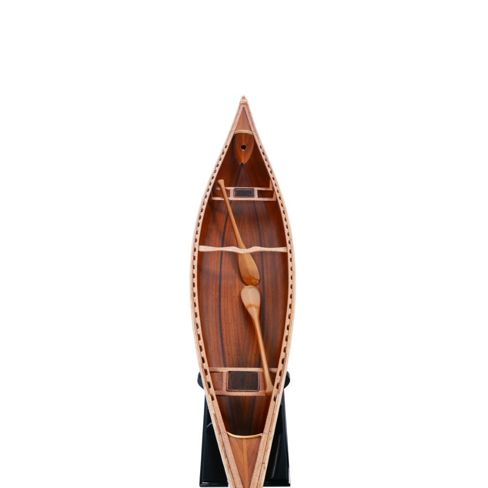 CANADIAN CANOE MODEL BOAT L110 | High-quality | Fully Assembled Wooden Model boats For Wholesale