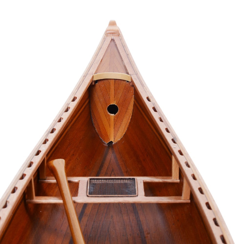 CANADIAN CANOE MODEL BOAT L110 | High-quality | Fully Assembled Wooden Model boats For Wholesale