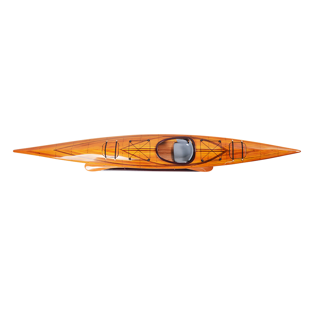 KAYAK MODEL BOAT L100 | High-quality | Fully Assembled Wooden Model boats For Wholesale