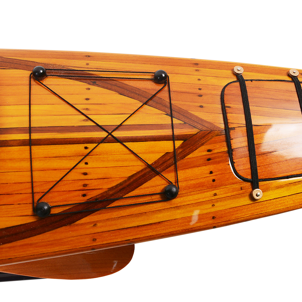 KAYAK MODEL BOAT L100 | High-quality | Fully Assembled Wooden Model boats For Wholesale