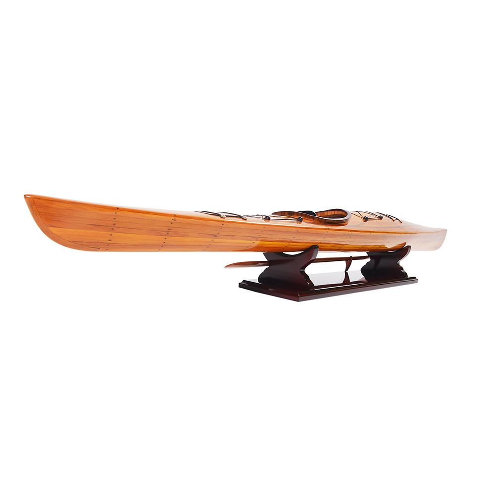 KAYAK MODEL BOAT L100 | High-quality | Fully Assembled Wooden Model boats For Wholesale