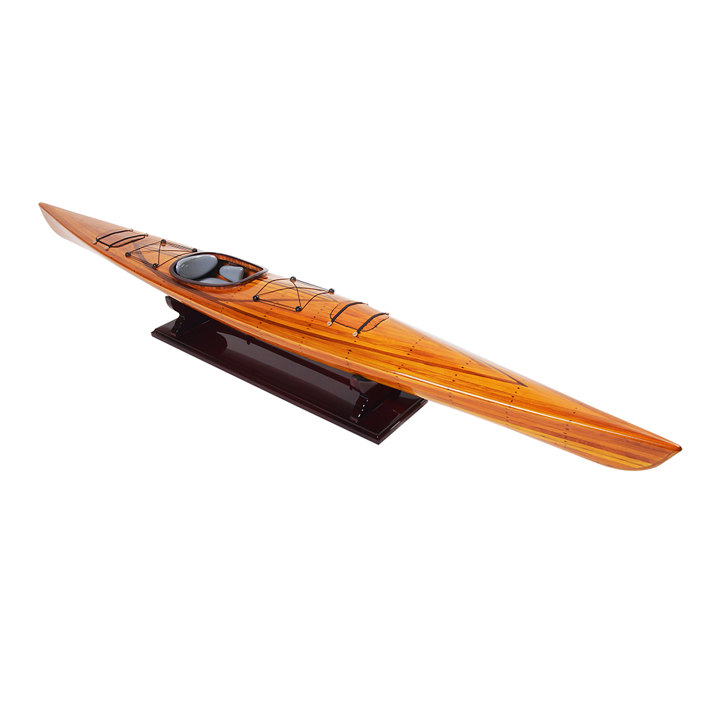 KAYAK MODEL BOAT L100 | High-quality | Fully Assembled Wooden Model boats For Wholesale
