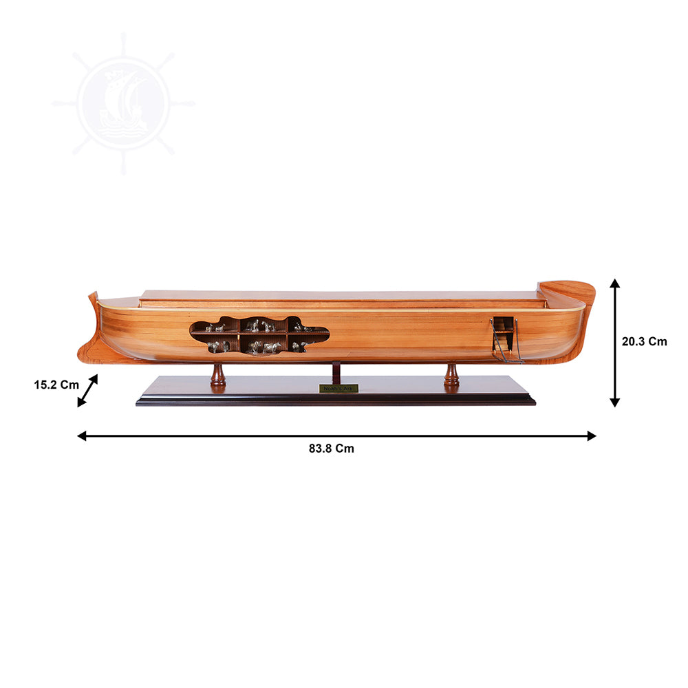 NOAH MODEL BOAT OPEN HULL | High-quality | Fully Assembled Wooden Model boats For Wholesale