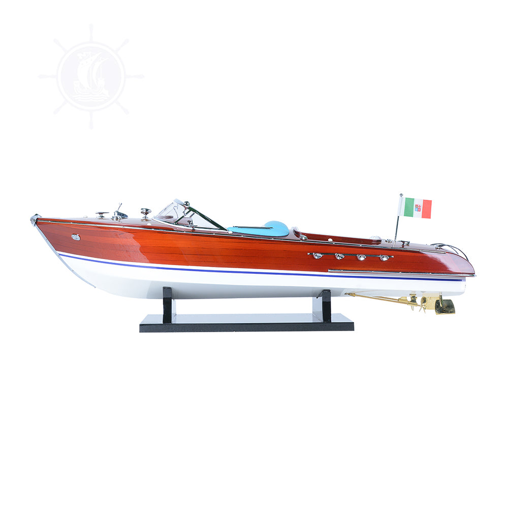 RIVA AQUARAMA MODEL BOAT PAINTED L60| High-quality | Fully Assembled Wooden Model boats For Wholesale