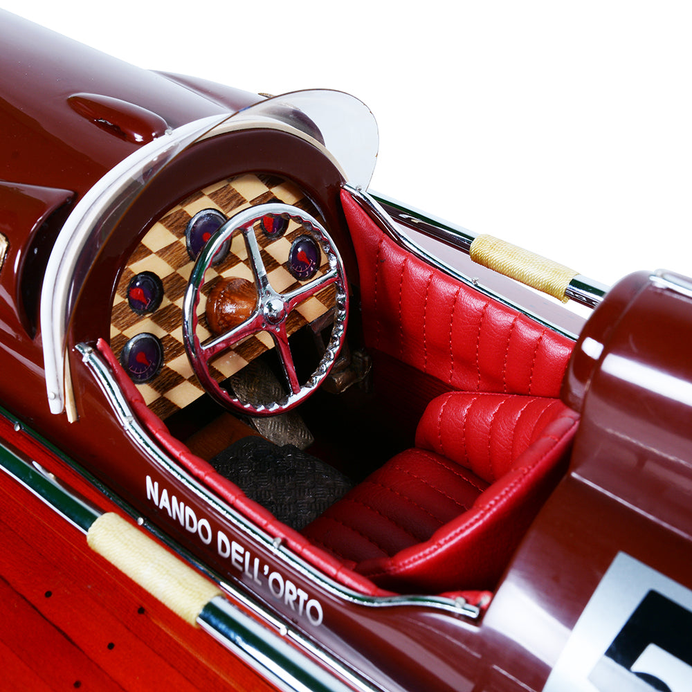 FERRARI HYDROPLANE MODEL BOAT PAINTED L80 | High-quality | Fully Assembled Wooden Model boats For Wholesale