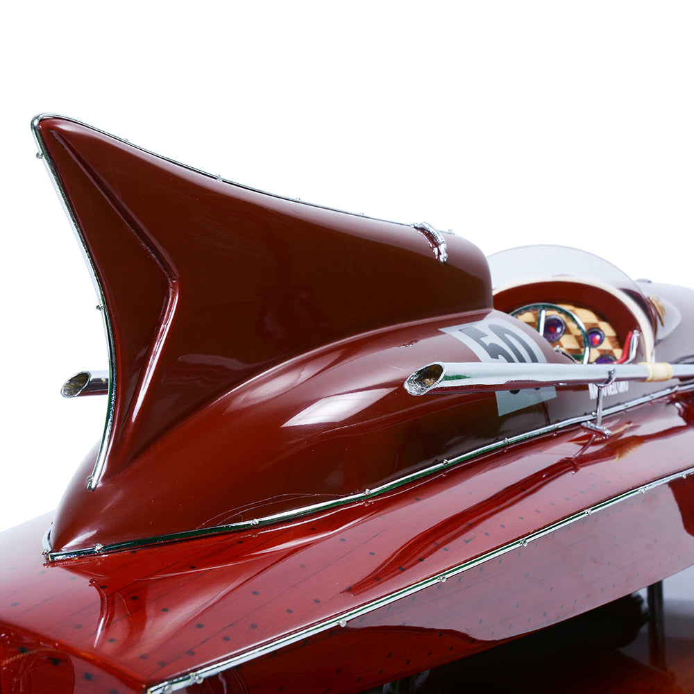 FERRARI HYDROPLANE MODEL BOAT PAINTED L80 | High-quality | Fully Assembled Wooden Model boats For Wholesale
