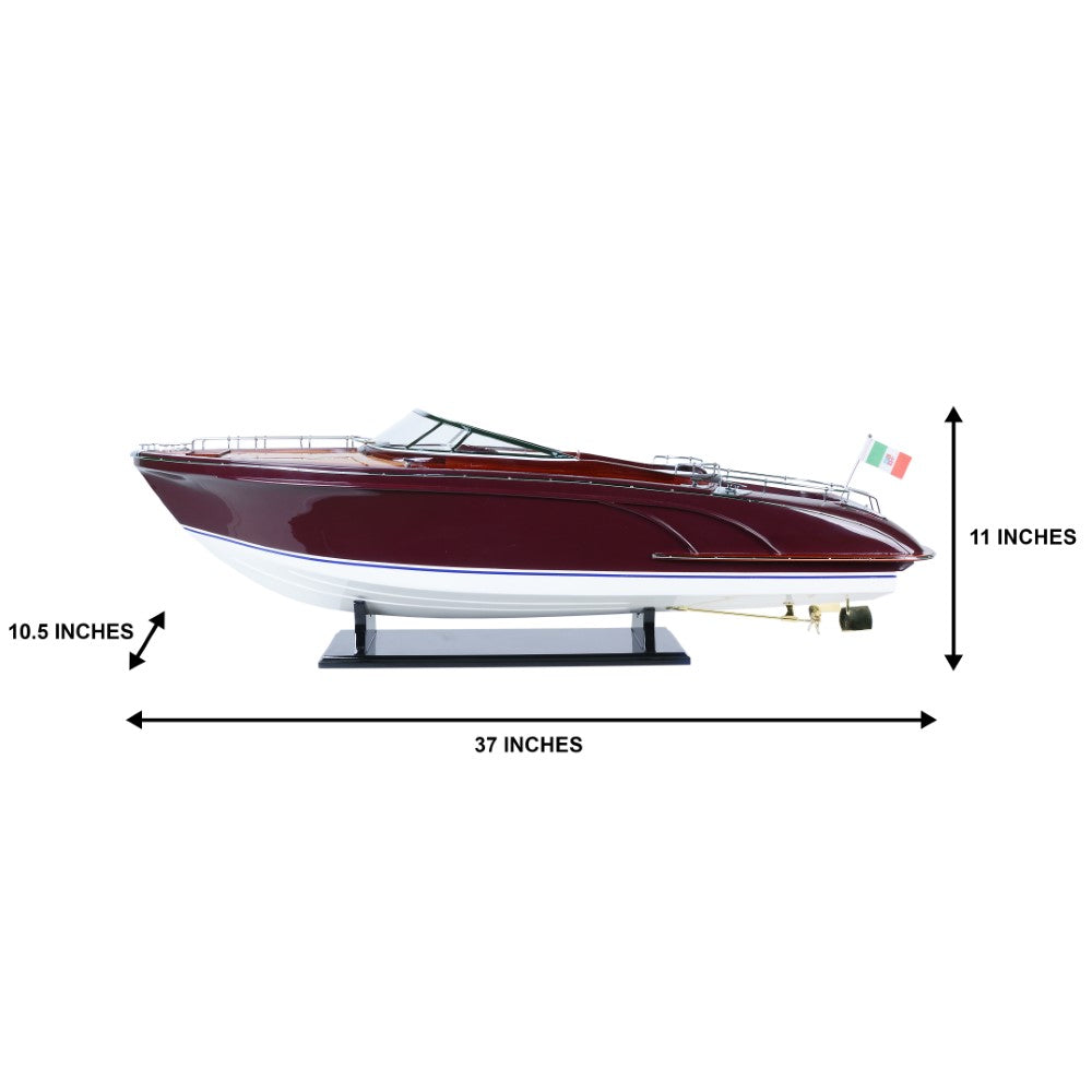 RIVA RAMA MODEL BOAT L90 | High-quality | Fully Assembled Wooden Model boats For Wholesale