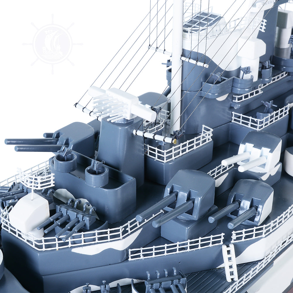 USS ALABAMA BB-60 MODEL BOAT | High-quality | Fully Assembled Wooden Model boats For Wholesale