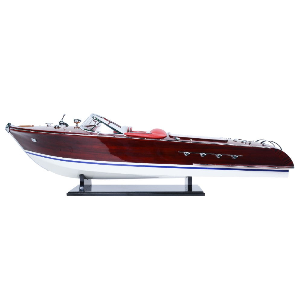 RIVA AQUARAMA MODEL BOAT RC READY | High-quality | Fully Assembled Wooden Model boats For Wholesale