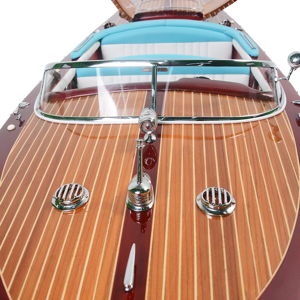 RIVA TRITON MODEL BOAT PAINTED L91 | High-quality | Fully Assembled Wooden Model boats For Wholesales
