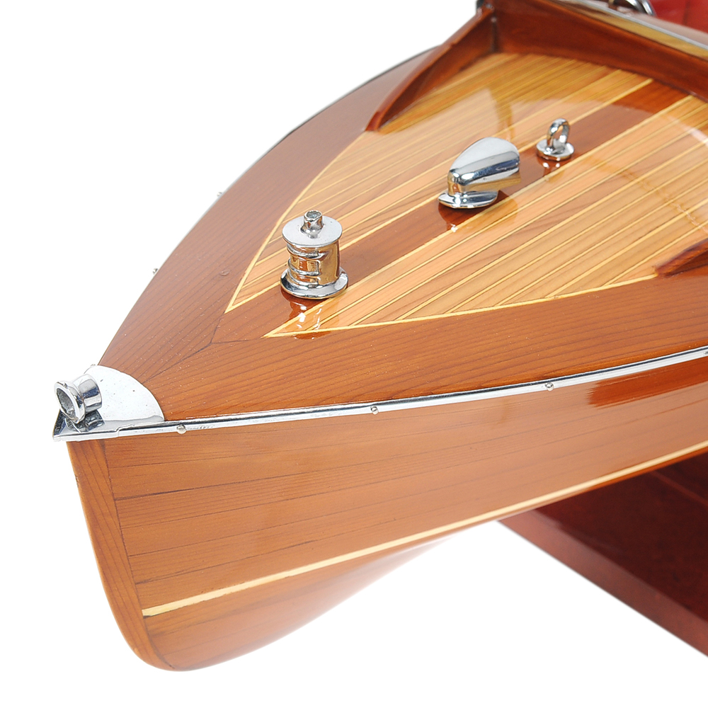 CHRIS CRAFT RUNABOUT MODEL BOAT MEDIUM | High-quality | Fully Assembled Wooden Model boats For Wholesale