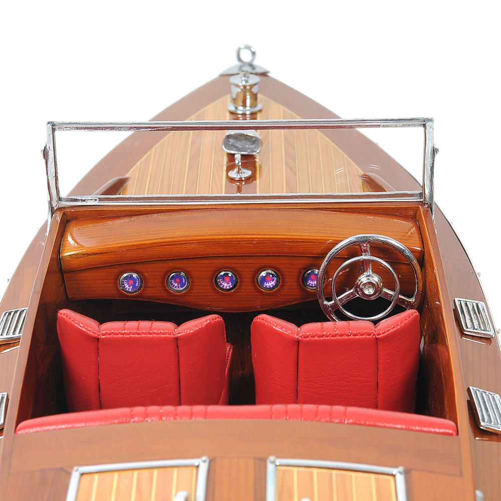 CHRIS CRAFT RUNABOUT MODEL BOAT MEDIUM | High-quality | Fully Assembled Wooden Model boats For Wholesale