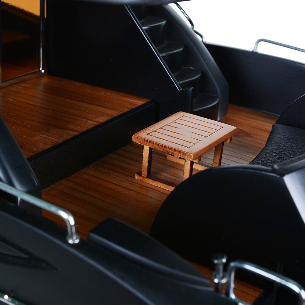 Manhattan Sunseeker 64 Black | High-quality | Fully Assembled Wooden Model boats For Wholesale
