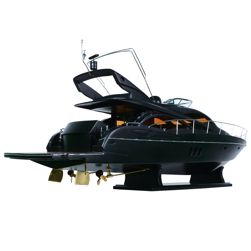 Manhattan Sunseeker 64 Black | High-quality | Fully Assembled Wooden Model boats For Wholesale