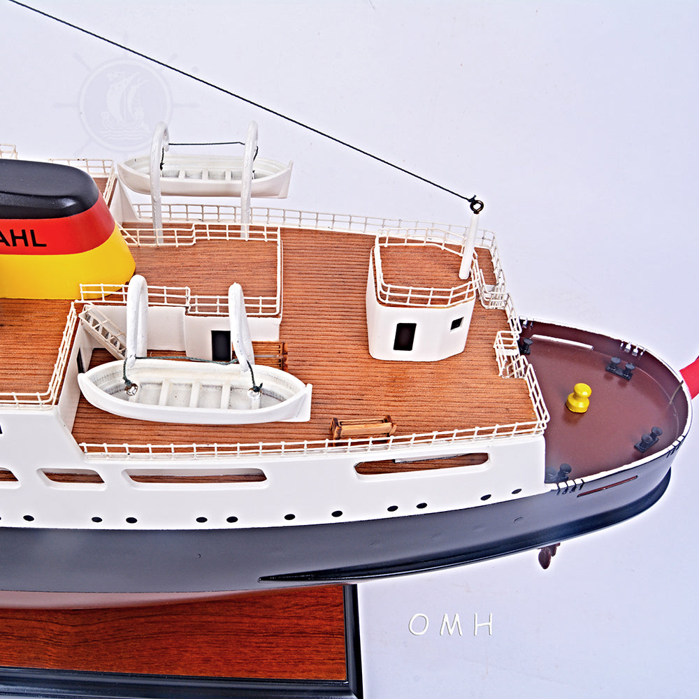 MELROSE ABBEY MODEL BOAT L80 CM | High-quality | Fully Assembled Wooden Model boats For Wholesales