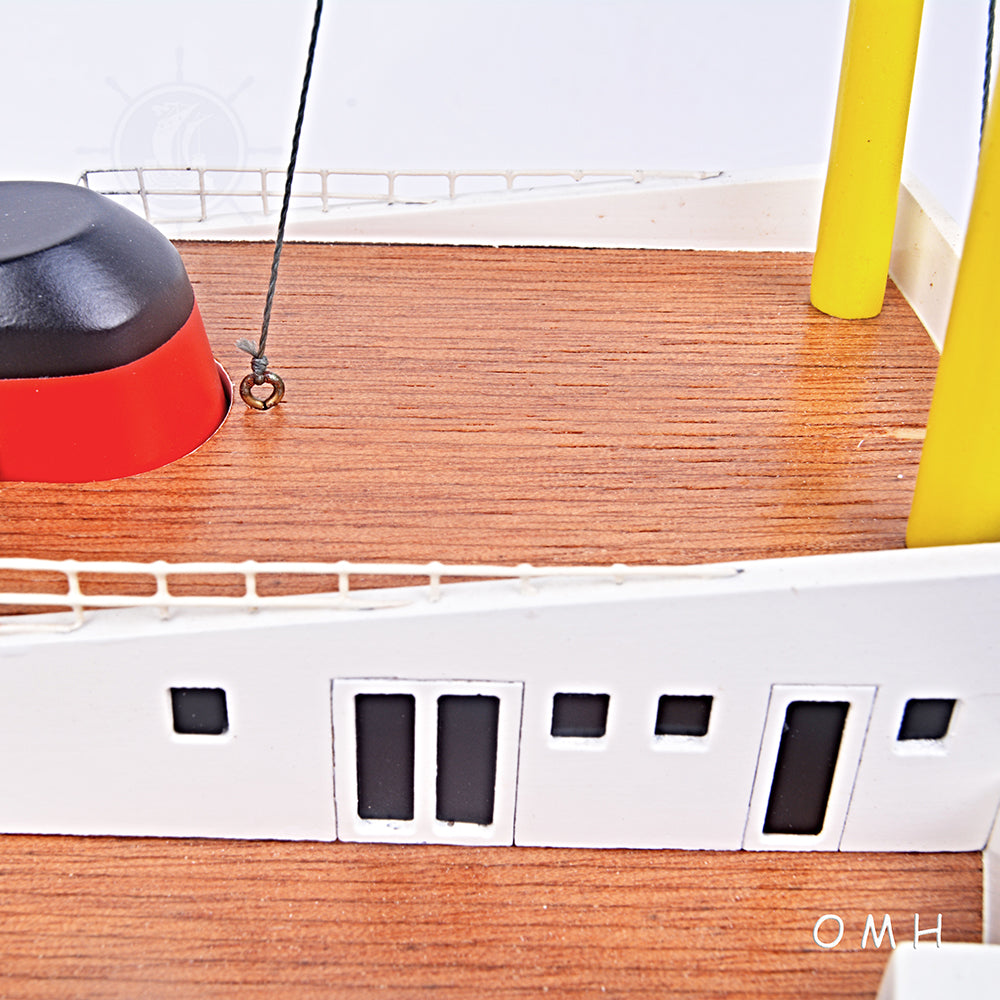 MELROSE ABBEY MODEL BOAT L80 CM | High-quality | Fully Assembled Wooden Model boats For Wholesales