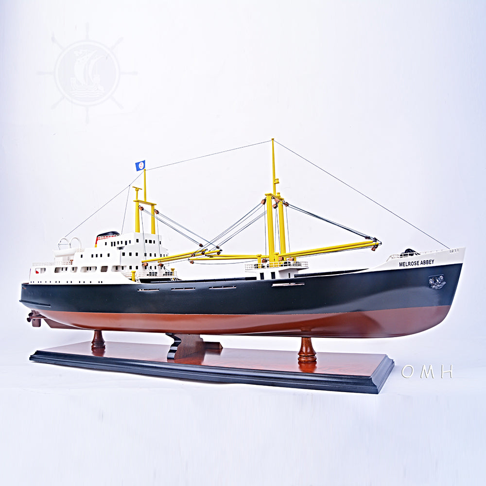 MELROSE ABBEY MODEL BOAT L80 CM | High-quality | Fully Assembled Wooden Model boats For Wholesales