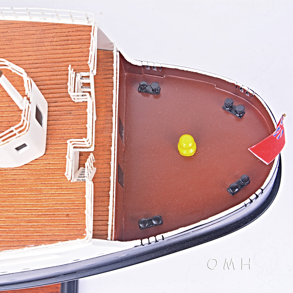 MELROSE ABBEY MODEL BOAT L80 CM | High-quality | Fully Assembled Wooden Model boats For Wholesales