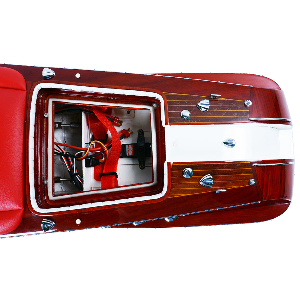 RIVA AQUARAMA MODEL BOAT PAINTED WITH RC MOTOR | High-quality | Fully Assembled Wooden Model boats For Wholesale