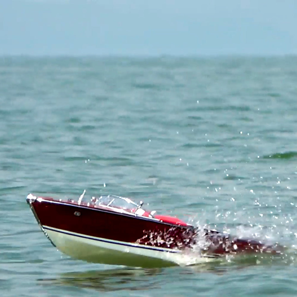 RIVA AQUARAMA MODEL BOAT PAINTED WITH RC MOTOR | High-quality | Fully Assembled Wooden Model boats For Wholesale