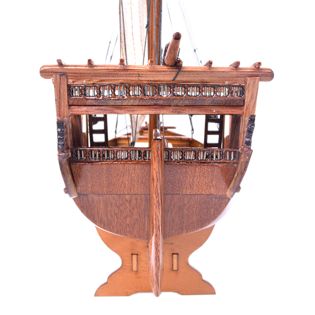 DHOW NATURE COLOR L30 | High-quality | Fully Assembled Wooden Model boats For Wholesale