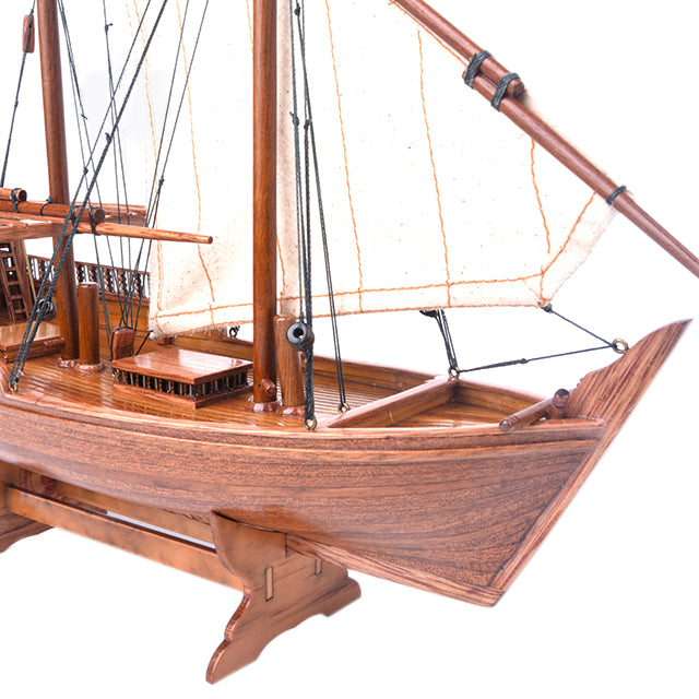 DHOW NATURE COLOR L30 | High-quality | Fully Assembled Wooden Model boats For Wholesale