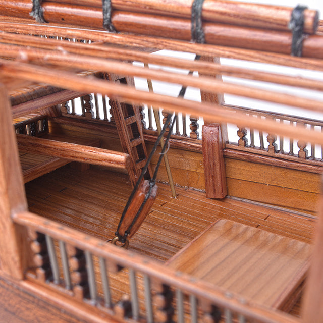 DHOW NATURE COLOR L30 | High-quality | Fully Assembled Wooden Model boats For Wholesale