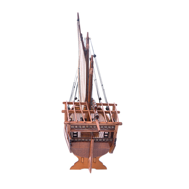 DHOW NATURE COLOR L30 | High-quality | Fully Assembled Wooden Model boats For Wholesale