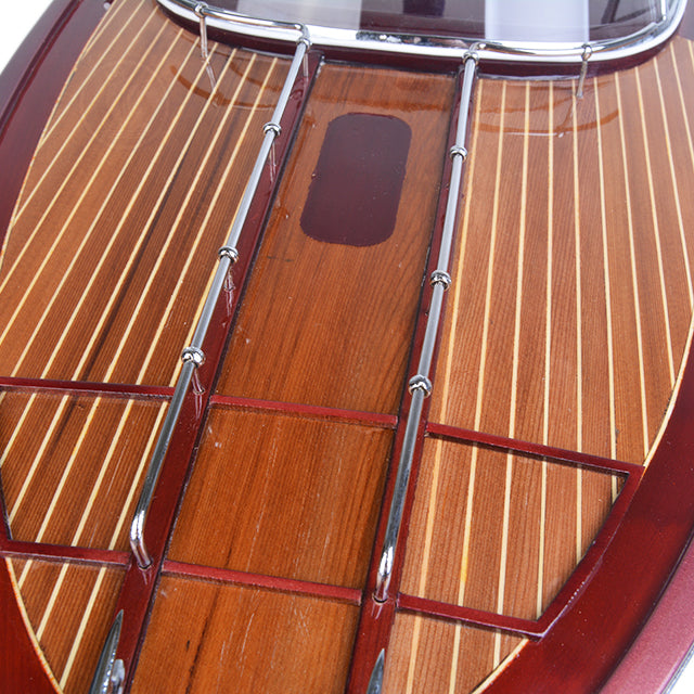 RIVA RAMA WITH WINE HOLDER L90 | High-quality | Fully Assembled Wooden Model boats For Wholesale