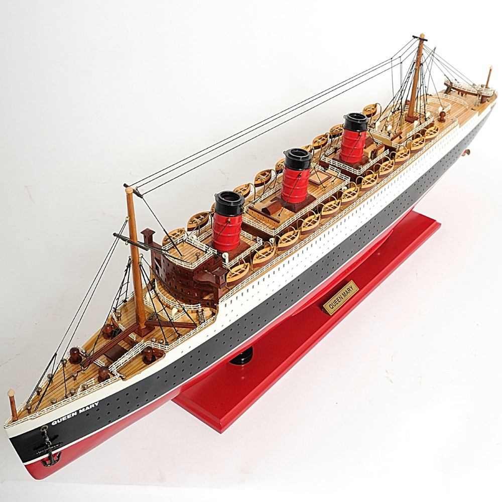 QUEEN MARY CRUISE SHIP MODEL | High-quality Cruiser| Fully Assembled Wooden Model Ship For Wholesale