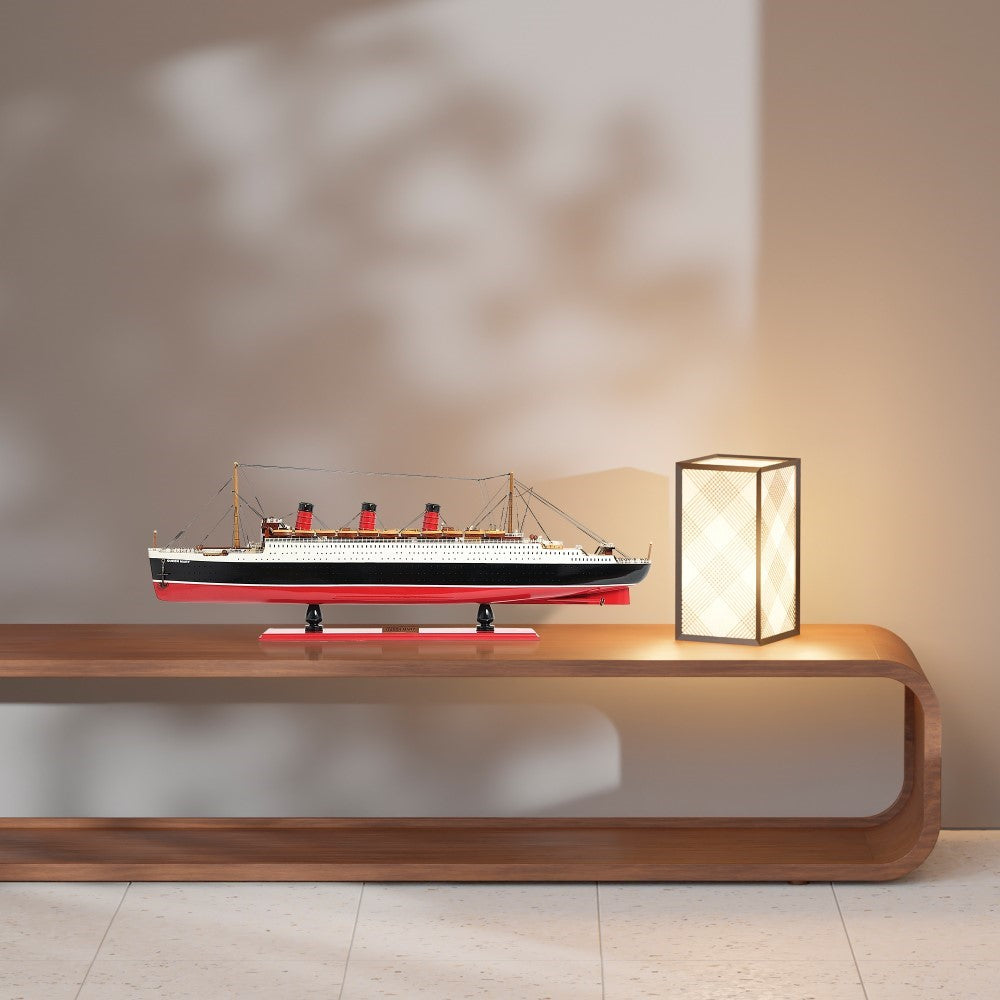QUEEN MARY CRUISE SHIP MODEL | High-quality Cruiser| Fully Assembled Wooden Model Ship For Wholesale