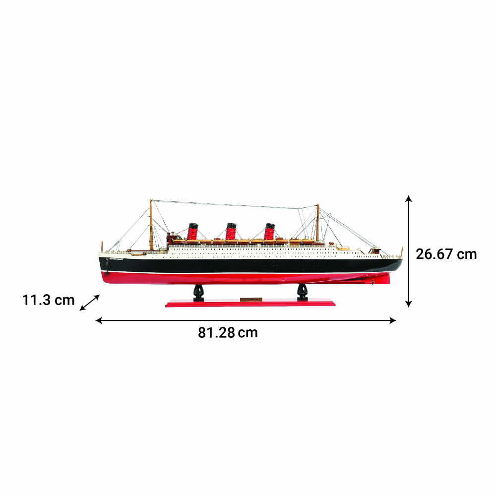 QUEEN MARY CRUISE SHIP MODEL | High-quality Cruiser| Fully Assembled Wooden Model Ship For Wholesale