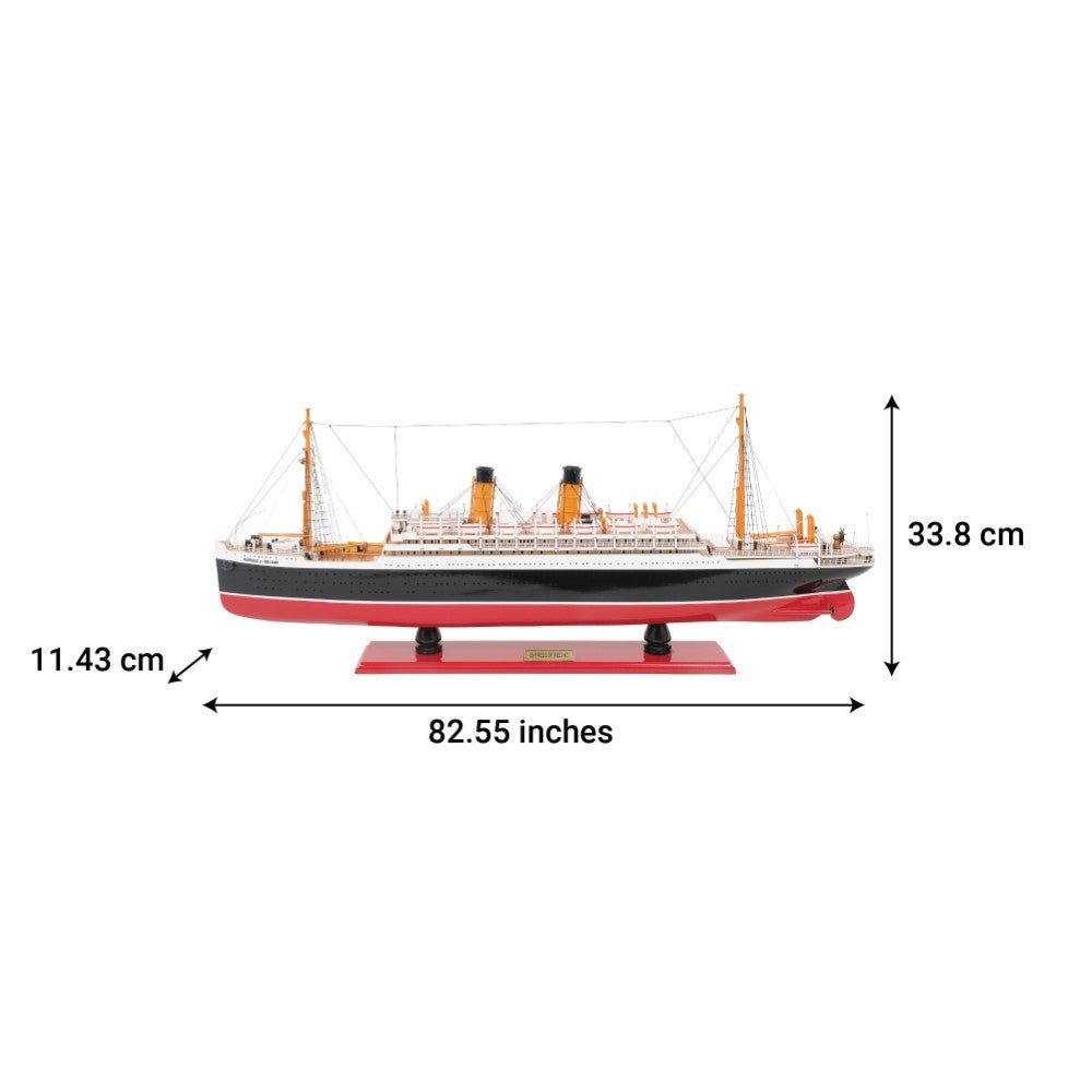 EMPRESS OF IRELAND CRUISE SHIP MODEL | High-quality Cruiser| Fully Assembled Wooden Model Ship For Wholesale