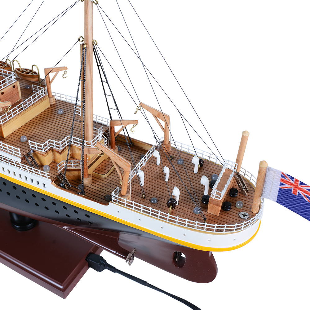 TITANIC CRUISE SHIP MODEL PAINTED WITH LIGHTS | High-quality Cruiser| Fully Assembled Wooden Model Ship For Wholesale