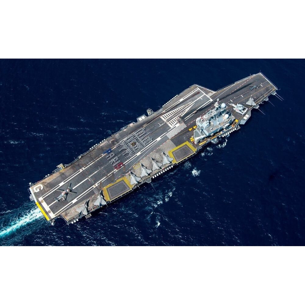 French Charles de Gaulle (R91) 36 Inches Aircraft Carrier Model