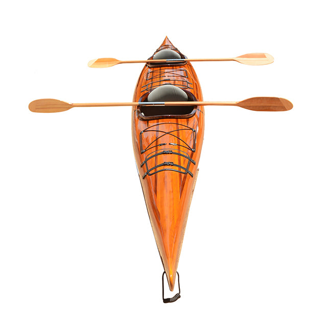 REAL KAYAK 19' - 2 PERSONS | Wooden Kayak | Boat | Canoe with Paddles for fishing and water sports For Wholesale