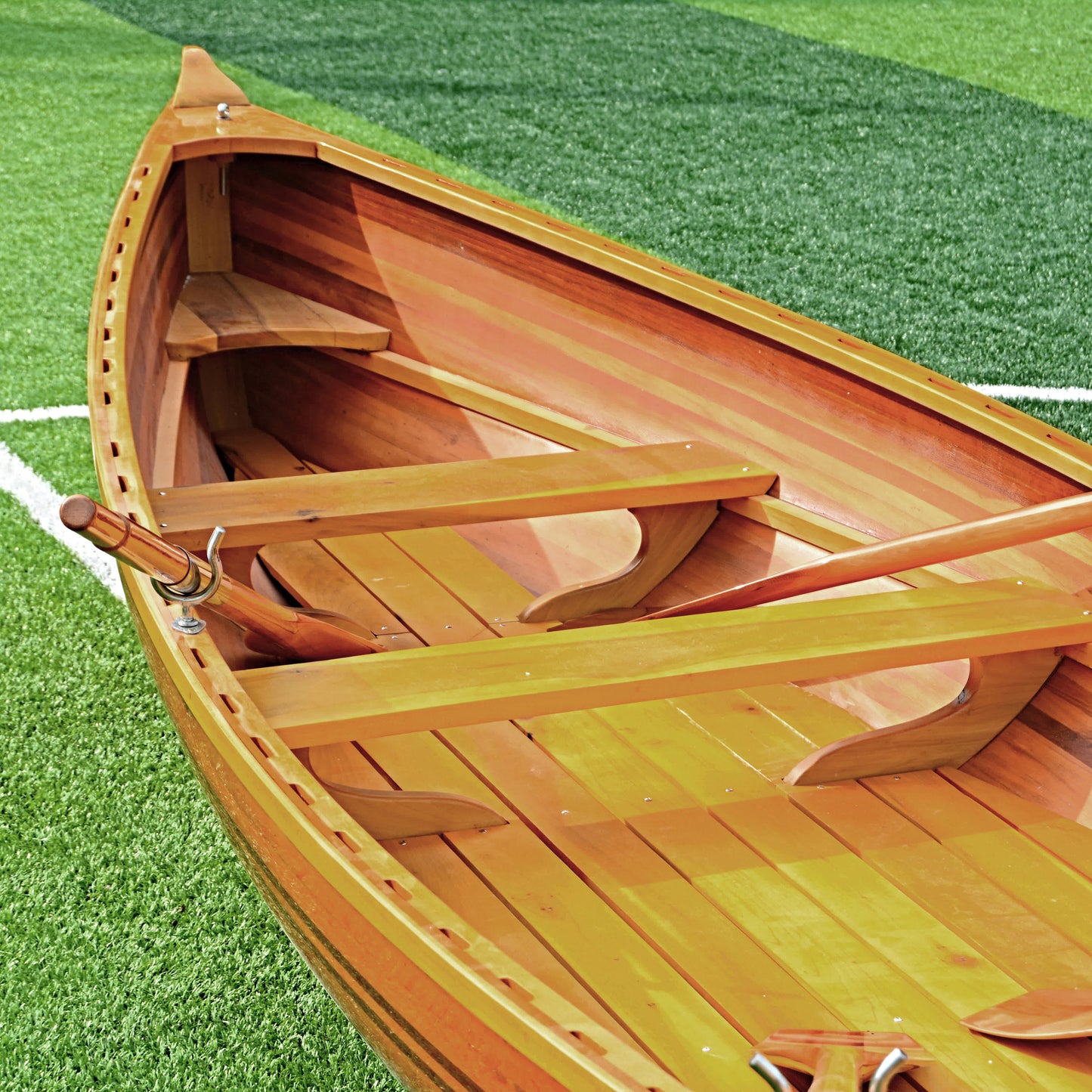 REAL WHITEHALL DINGHY TRANSOM CUT OUT 17 | Wooden Kayak | Boat | Canoe with Paddles for fishing and water sports For Wholesale