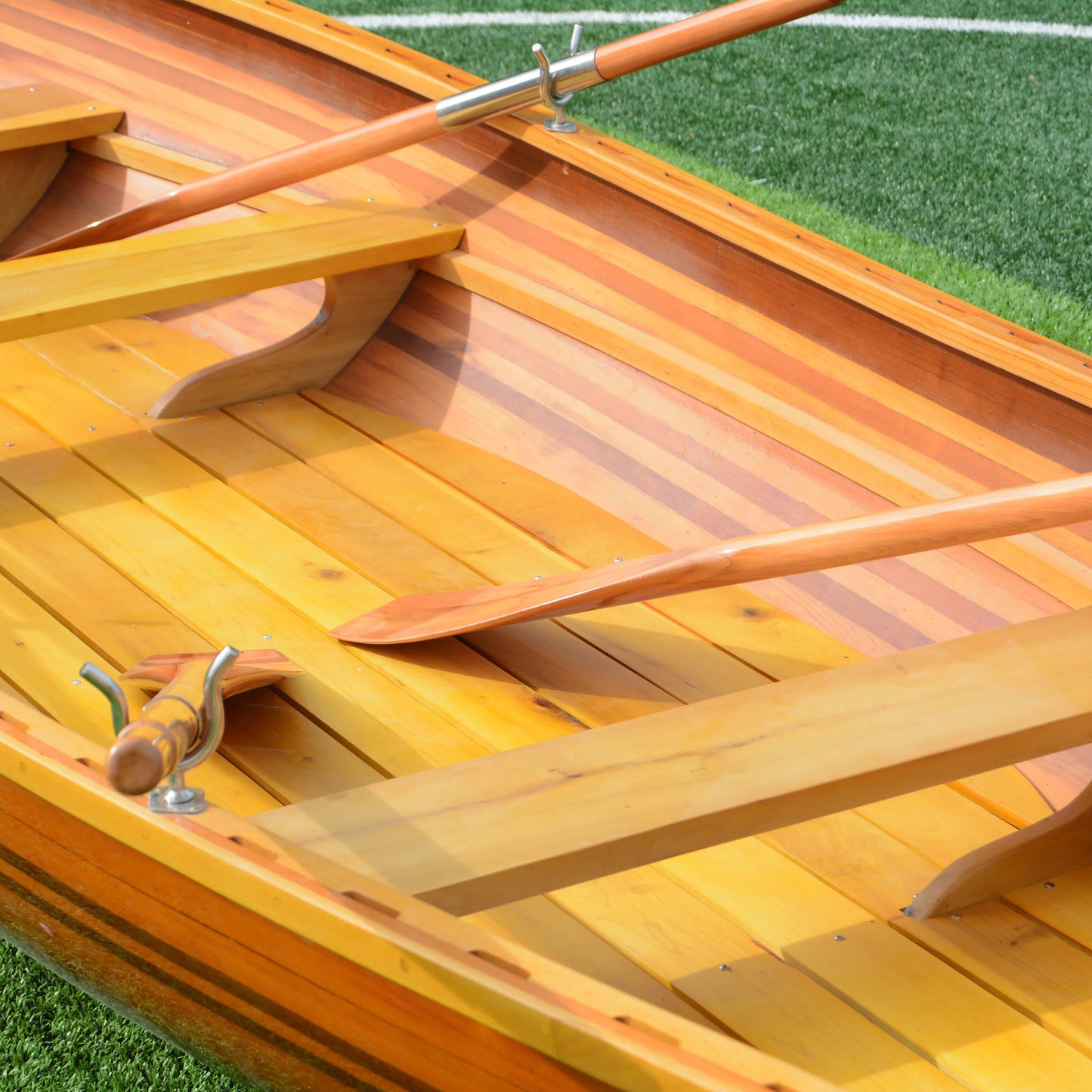 REAL WHITEHALL DINGHY TRANSOM CUT OUT 17 | Wooden Kayak | Boat | Canoe with Paddles for fishing and water sports For Wholesale