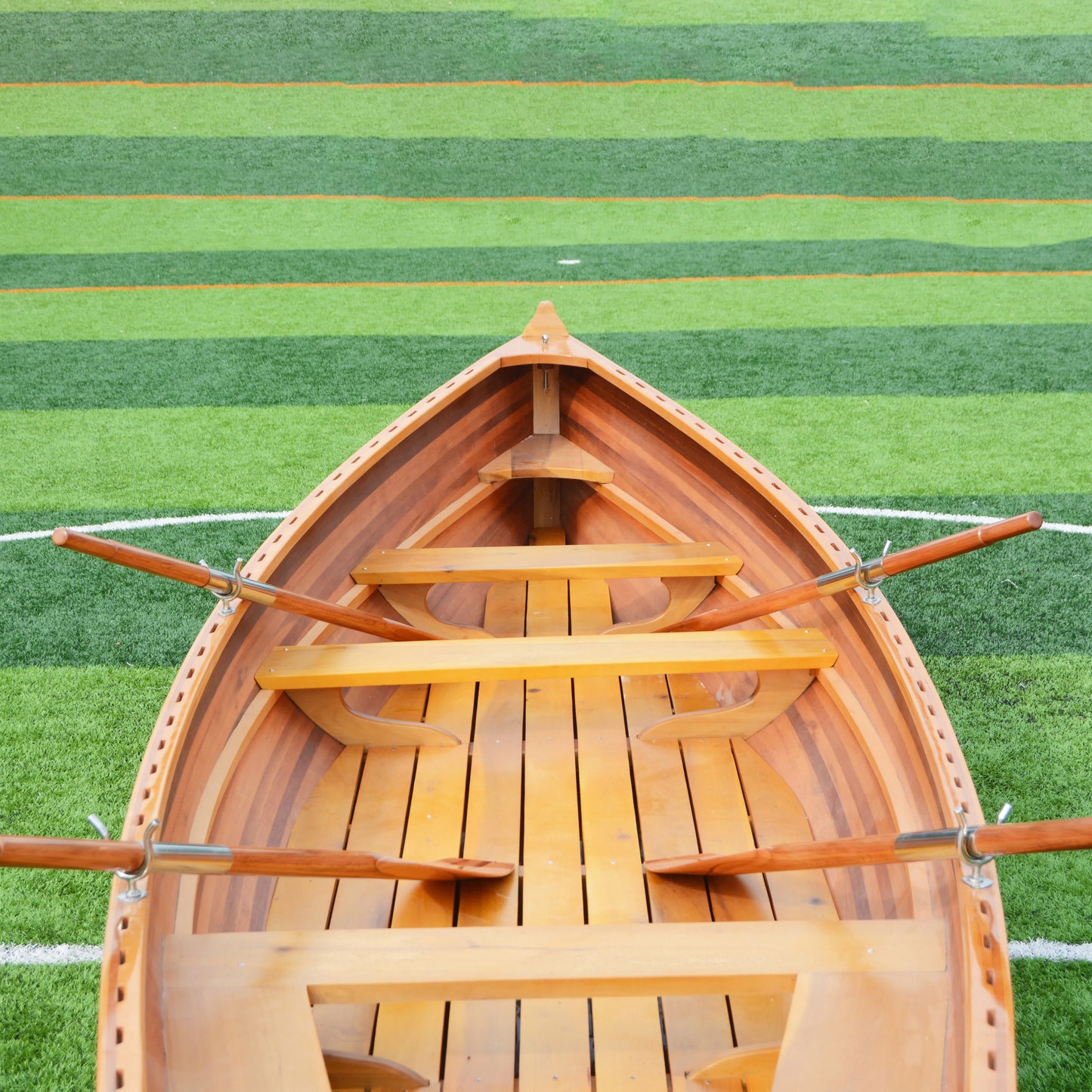 REAL WHITEHALL DINGHY TRANSOM CUT OUT 17 | Wooden Kayak | Boat | Canoe with Paddles for fishing and water sports For Wholesale