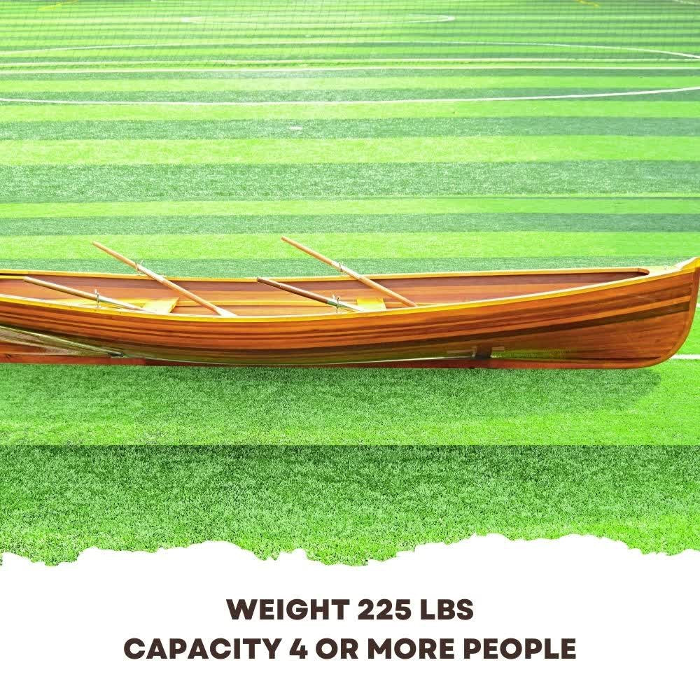 REAL WHITEHALL DINGHY TRANSOM CUT OUT 17 | Wooden Kayak | Boat | Canoe with Paddles for fishing and water sports For Wholesale