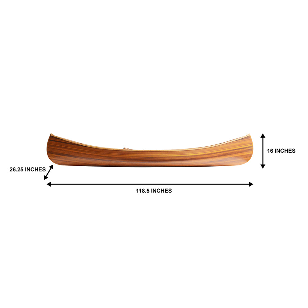 CANOE WITH RIBS CURVED BOW MATTE FINISH 10€™ L300 | Wooden Kayak | Boat | Canoe with Paddles for fishing and water sports For Wholesale