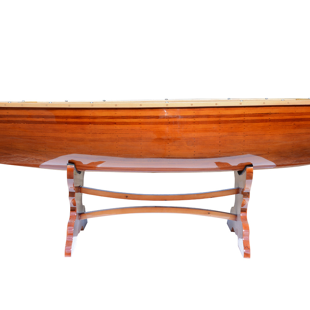 CANOE TABLE 5 FEET | High-quality | Fully Assembled Wooden Ship Model For Wholesale