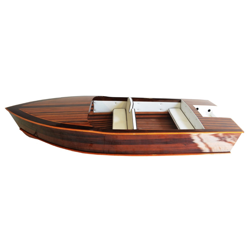 CHRIS CRAFT DESIGN BOAT 14 FEET | Wooden Kayak | Boat | Canoe with Paddles for fishing and water sports For Wholesale