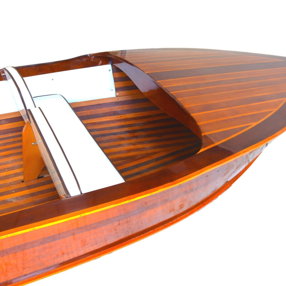 CHRIS CRAFT DESIGN BOAT 14 FEET | Wooden Kayak | Boat | Canoe with Paddles for fishing and water sports For Wholesale