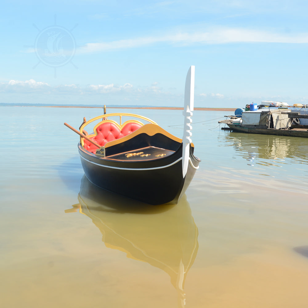VENETIAN GONDOLA REAL BOAT 650CM CUSTOM MADE | Wooden Kayak | Boat | Canoe with Paddles for fishing and water sports For Wholesale