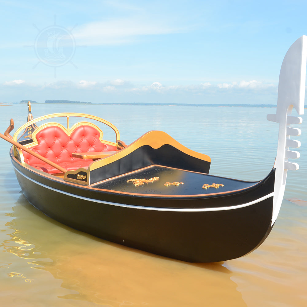 VENETIAN GONDOLA REAL BOAT 650CM CUSTOM MADE | Wooden Kayak | Boat | Canoe with Paddles for fishing and water sports For Wholesale