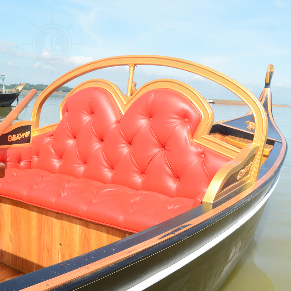 VENETIAN GONDOLA REAL BOAT 650CM CUSTOM MADE | Wooden Kayak | Boat | Canoe with Paddles for fishing and water sports For Wholesale