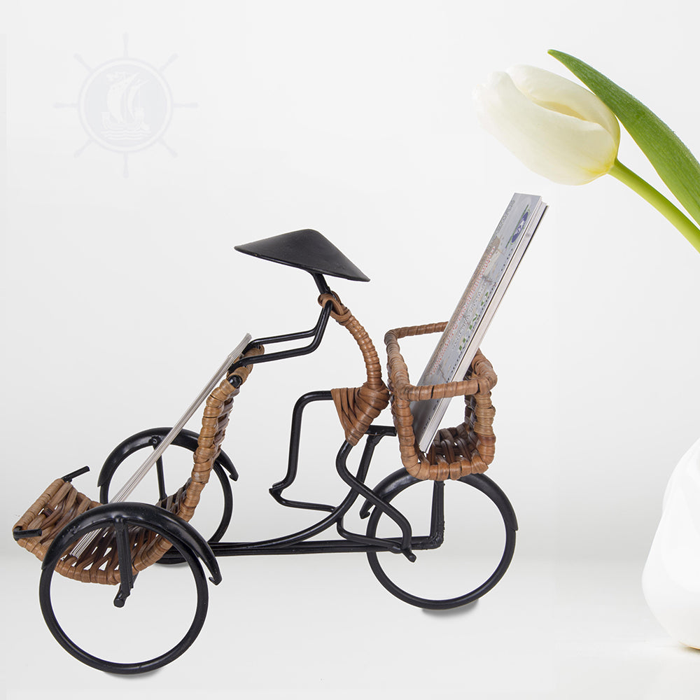 ASIAN STYLE RICKSHAW DRIVER CARD HOLDER