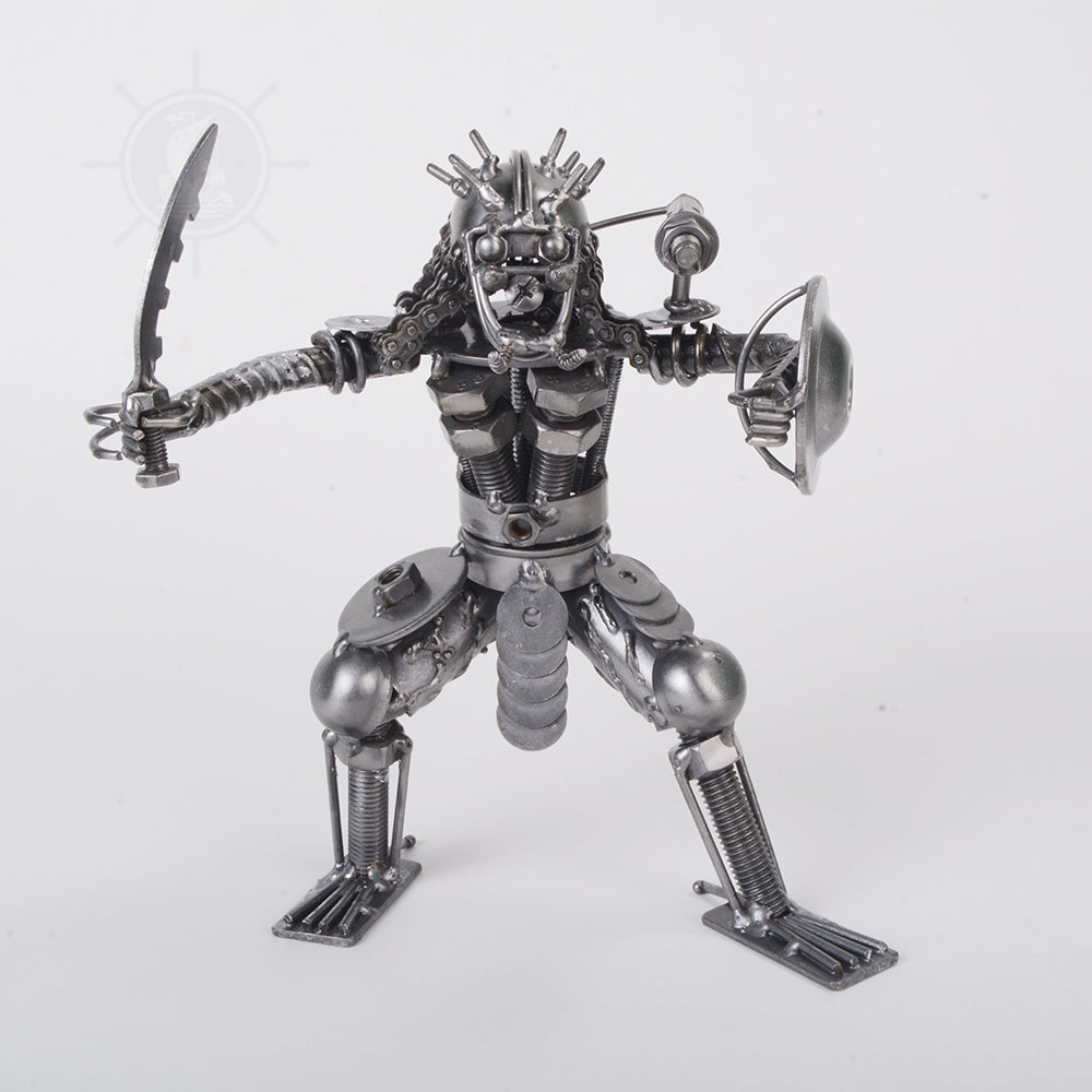 Metal Predator with Shield & Sword